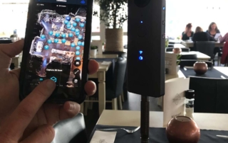 matterport opname maken met ricoh theta V en iphone 7+